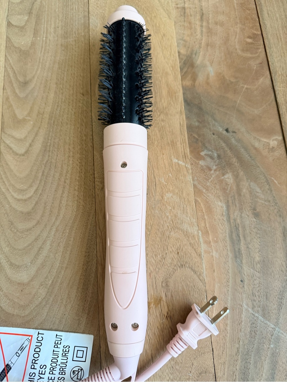 Lange Pink and Black Ceramic Round Hot Air Brush - Picture 4 of 5